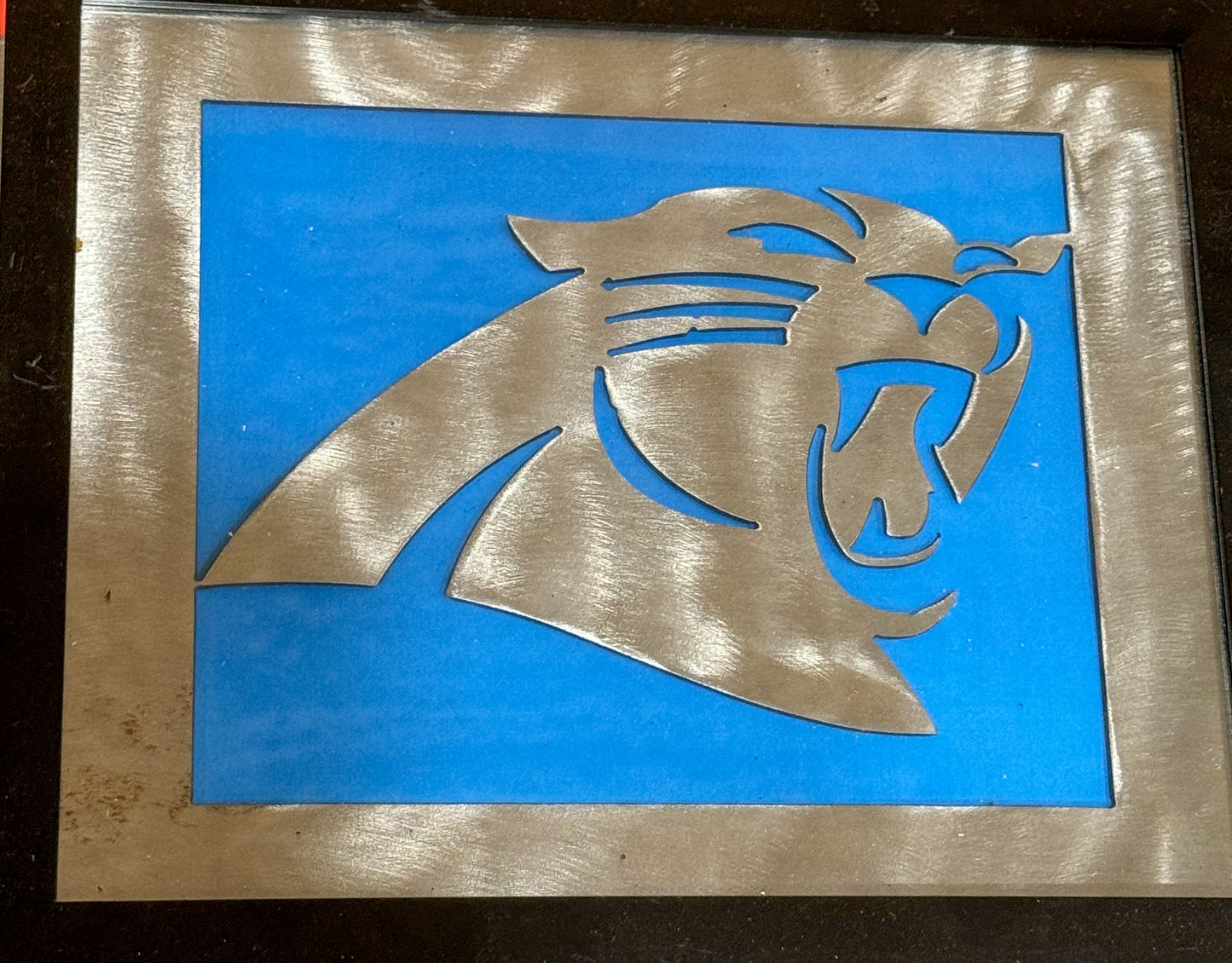 Carolina Panthers Logo in frame